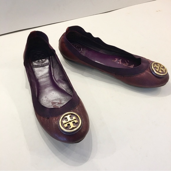 Tory Burch Caroline ballet flats Purple Size 7 - Picture 3 of 13